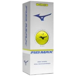 Mizuno RB Max Yellow Golf Balls -COB Golf Club Shop 2023 mizuno rb max yellow golf balls sleeve itempicture