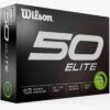 Wilson Staff Wilson 50 Elite Green Golf Balls -COB Golf Club Shop 2023 wilson 50 elite green golf balls box itempicture