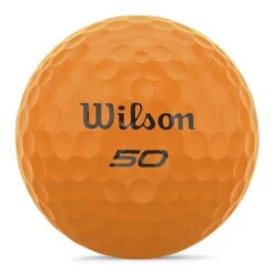 Wilson Staff Wilson 50 Elite Orange Golf Balls -COB Golf Club Shop 2023 wilson 50 elite orange golf balls ball itempicture