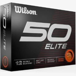Wilson Staff Wilson 50 Elite Orange Personalized Golf Balls
