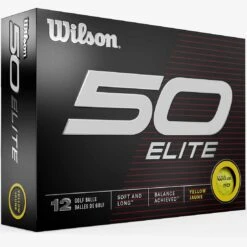 Wilson Staff Wilson 50 Elite Yellow Personalized Golf Balls