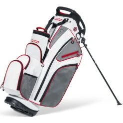 BagBoy Chiller Hybrid Stand Bag -COB Golf Club Shop bagboy 2024 chiller hybrid stand bag white charcoal red itempicture
