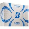 Bridgestone Lady Precept White Golf Balls -COB Golf Club Shop bridgestone 2021 lady precept white golf balls lid itempicture