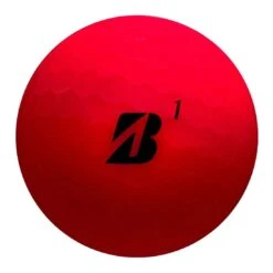 Bridgestone 2023 E12 Contact Matte Red Golf Balls -COB Golf Club Shop bridgestone 2023 e12 contact matte red golf balls front itempicture