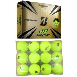 Bridgestone 2022 E12 Contact Matte Green Bagged Golf Balls