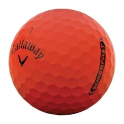 Callaway Superfast Bold Red 15-Pack Personalized Golf Balls -COB Golf Club Shop callaway 2022 superfast bold red 15 pack golf balls quarter view itempicture 1