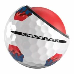 Callaway Chrome Soft TruTrack Red/Blue Golf Balls -COB Golf Club Shop callaway 2023 chrome soft red blue trutrack golf balls layers itempicture