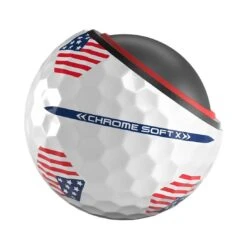 Callaway Chrome Soft X TruTrack USA Golf Balls -COB Golf Club Shop callaway 2023 chrome soft x usa trutrack golf balls tech itempicture