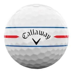 Callaway Chrome Soft X LS 360 Triple Track White Golf Balls -COB Golf Club Shop callaway chrome soft x ls 360 triple track white golf balls ball front itempicture