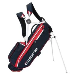 Cobra Ultralight Pro Stand Bag -COB Golf Club Shop cobra ul22 ultralight pro stand bag navy red white itempicture