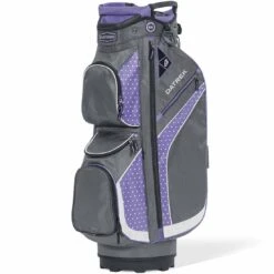 Datrek DG Lite II Cart Bag -COB Golf Club Shop datrek dg lite ii cart bag charcoal lavender white dots itempicture