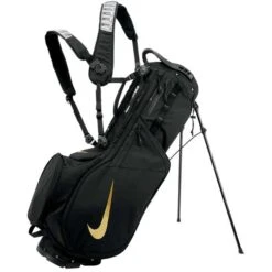 Nike Air Hybrid 2 Stand Bag -COB Golf Club Shop nike air hybrid 2 stand bag black black metallic gold itempicture