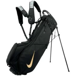 Nike Air Sport 2 Stand Bag -COB Golf Club Shop nike air sport 2 stand bag black black metallic gold itempicture