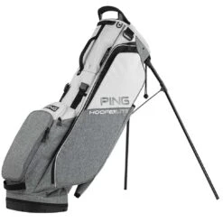 Ping Hoofer Lite Stand Bag -COB Golf Club Shop ping 2023 hoofer lite stand bag heather grey platinum black itempicture