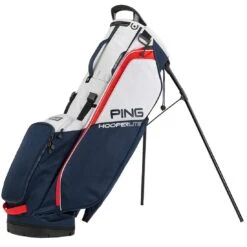 Ping Hoofer Lite Stand Bag -COB Golf Club Shop ping 2023 hoofer lite stand bag navy platinum red itempicture
