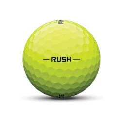 Pinnacle Rush Yellow Personalized Golf Balls -COB Golf Club Shop pinnacle rush 15 pack yellow golf balls 2019 ball stamp itempicture 1