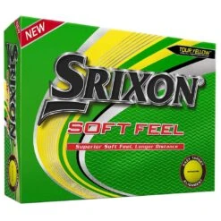 Srixon Soft Feel Personalized Yellow Golf Balls