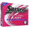 Srixon Women's Soft Feel Lady Personalized White Golf Balls -COB Golf Club Shop srixon soft feel lady 7 white golf balls box itempicture