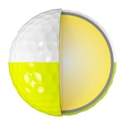 Srixon Z-Star 8 Divide Golf Balls -COB Golf Club Shop srixon z star 8 divide white yellow golf balls cutout itempicture