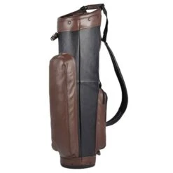 Sun Mountain Leather Cart Bag -COB Golf Club Shop sun mountain 2019 leather cart bag black brown 02
