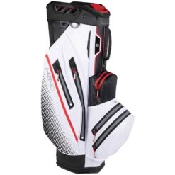 Sun Mountain 2023 H2NO Lite Cart Bag -COB Golf Club Shop sun mountain 2023 h2no lite cart bag black white red back itempicture