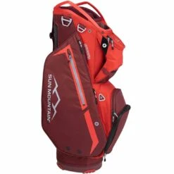 Sun Mountain Maverick Cart Bag -COB Golf Club Shop sun mountain 2024 maverick cart bag port rush red alt itempicture
