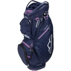 Sun Mountain Women's Stellar Cart Bag -COB Golf Club Shop sun mountain 2024 womens stellar cart bag navy tropic navy violet itempicture
