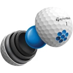 TaylorMade TP5 White Golf Balls -COB Golf Club Shop taylormade 2021 tp5 white golf balls tech explode itempicture 2