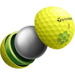 TaylorMade Tour Response Yellow Golf Balls -COB Golf Club Shop taylormade 2022 tour response yellow golf balls tech detail itempicture