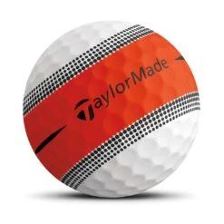 TaylorMade Tour Response Stripe Multicolor Golf Balls -COB Golf Club Shop taylormade 2023 tour response stripe multicolor golf balls orange quarter itempicture