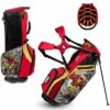 Team Effort Marvel Iron Man Caddie Carry Hybrid Bag -COB Golf Club Shop team effort marvel caddie carry hybrid bag iron man itempicture
