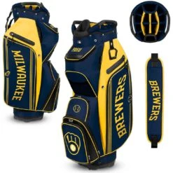 Team Effort MLB Bucket III Cooler Cart Bag -COB Golf Club Shop team effort mlb bucket 3 cooler cart bag milwaukee brewers itempicture