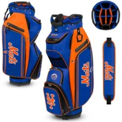 Team Effort MLB Bucket III Cooler Cart Bag -COB Golf Club Shop team effort mlb bucket 3 cooler cart bag new york mets itempicture