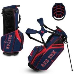 Team Effort MLB Caddie Carry Hybrid Bag -COB Golf Club Shop team effort mlb caddie carry hybrid bag boston red sox itempicture