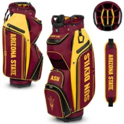 Team Effort NCAA Bucket III Cooler Cart Bag -COB Golf Club Shop team effort ncaa bucket 3 cooler cart bag arizona state sun devils itempicture