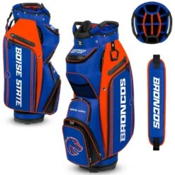 Team Effort NCAA Bucket III Cooler Cart Bag -COB Golf Club Shop team effort ncaa bucket 3 cooler cart bag boise state broncos itempicture