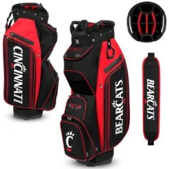 Team Effort NCAA Bucket III Cooler Cart Bag -COB Golf Club Shop team effort ncaa bucket 3 cooler cart bag cincinnati bearcats itempicture