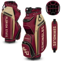 Team Effort NCAA Bucket III Cooler Cart Bag -COB Golf Club Shop team effort ncaa bucket 3 cooler cart bag florida state seminoles itempicture