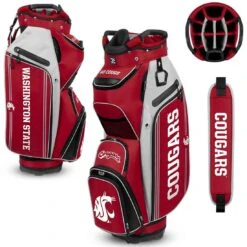 Team Effort NCAA Bucket III Cooler Cart Bag -COB Golf Club Shop team effort ncaa bucket 3 cooler cart bag washington state cougars itempicture