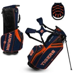 Team Effort NCAA Caddie Carry Hybrid Bag -COB Golf Club Shop team effort ncaa caddie carry hybrid bag auburn tigers itempicture