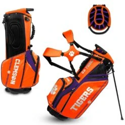 Team Effort NCAA Caddie Carry Hybrid Bag -COB Golf Club Shop team effort ncaa caddie carry hybrid bag clemson tigers itempicture