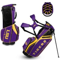 Team Effort NCAA Caddie Carry Hybrid Bag -COB Golf Club Shop team effort ncaa caddie carry hybrid bag lsu tigers itempicture