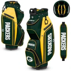 Team Effort NFL Bucket III Cooler Cart Bag -COB Golf Club Shop team effort nfl bucket 3 cooler cart bag green bay packers itempicture