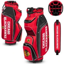 Team Effort NHL Bucket III Cooler Cart Bag -COB Golf Club Shop team effort nhl bucket 3 cooler cart bag chicago blackhawks itempicture