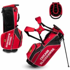 Team Effort NHL Caddie Carry Hybrid Bag -COB Golf Club Shop team effort nhl caddie carry hybrid bag chicago blackhawks itempicture