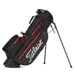 Titleist 2022 Players 4 StaDry Stand Bag -COB Golf Club Shop titleist 2021 players 4 staydry stand bag black black red