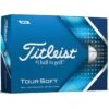 Titleist Tour Soft White Personalized Golf Balls -COB Golf Club Shop titleist 2022 tour soft white golf balls lid itempicture 1