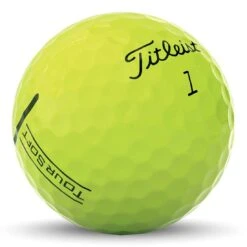 Titleist Tour Soft Yellow Personalized Golf Balls -COB Golf Club Shop titleist 2022 tour soft yellow golf balls imprints itempicture