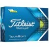 Titleist Tour Soft Yellow Personalized Golf Balls -COB Golf Club Shop titleist 2022 tour soft yellow golf balls lid itempicture