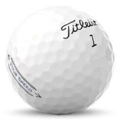 Titleist Tour Speed White Golf Balls -COB Golf Club Shop titleist 2022 tour speed white golf balls imprints itempicture 1